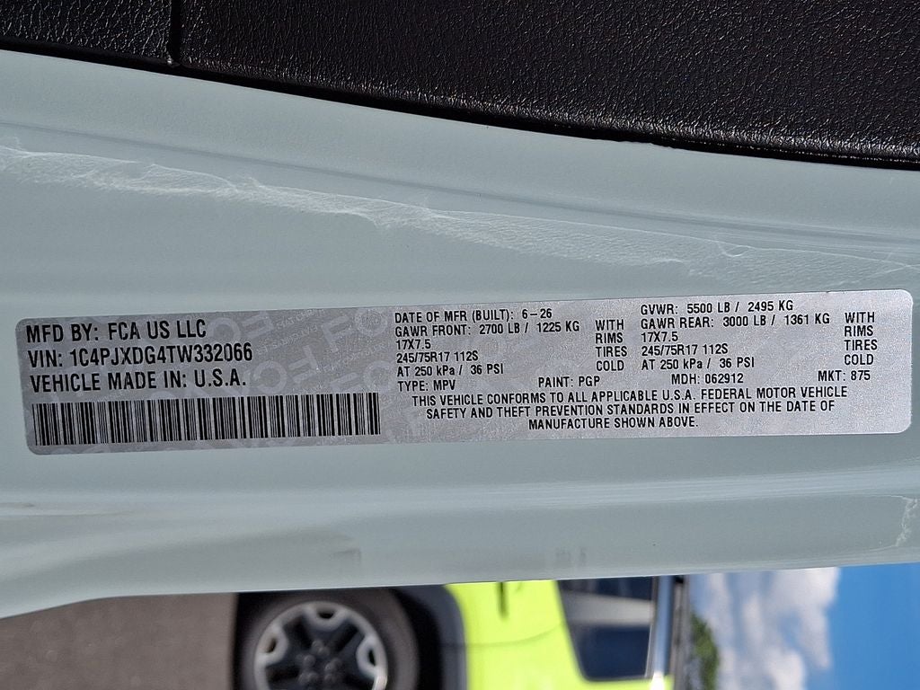 2026 Jeep Wrangler Sport S