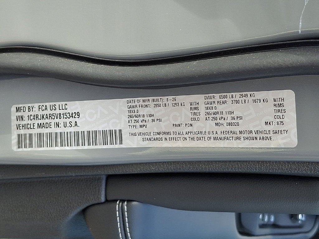 2027 Jeep Grand Cherokee L Laredo Altitude