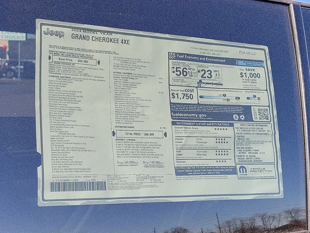 2024 Jeep Grand Cherokee Base 4xe