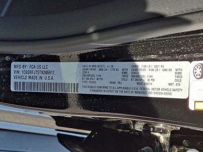 2026 RAM 1500 Laramie