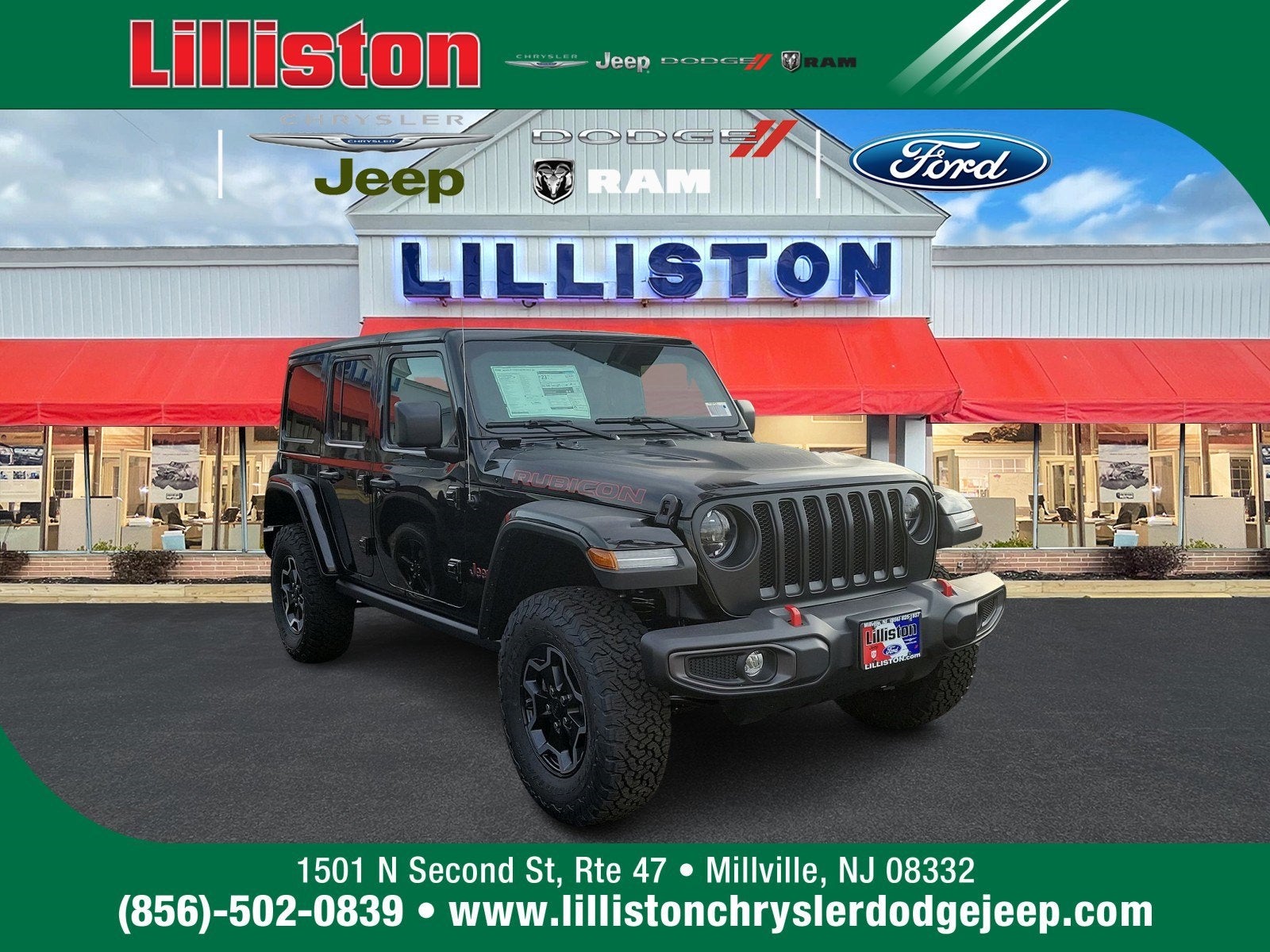 2023 Jeep WRANGLER 4-DOOR RUBICON 4X4 in Millville, NJ | Philadelphia Jeep  Wrangler | Lilliston Chrysler Dodge Jeep Ram