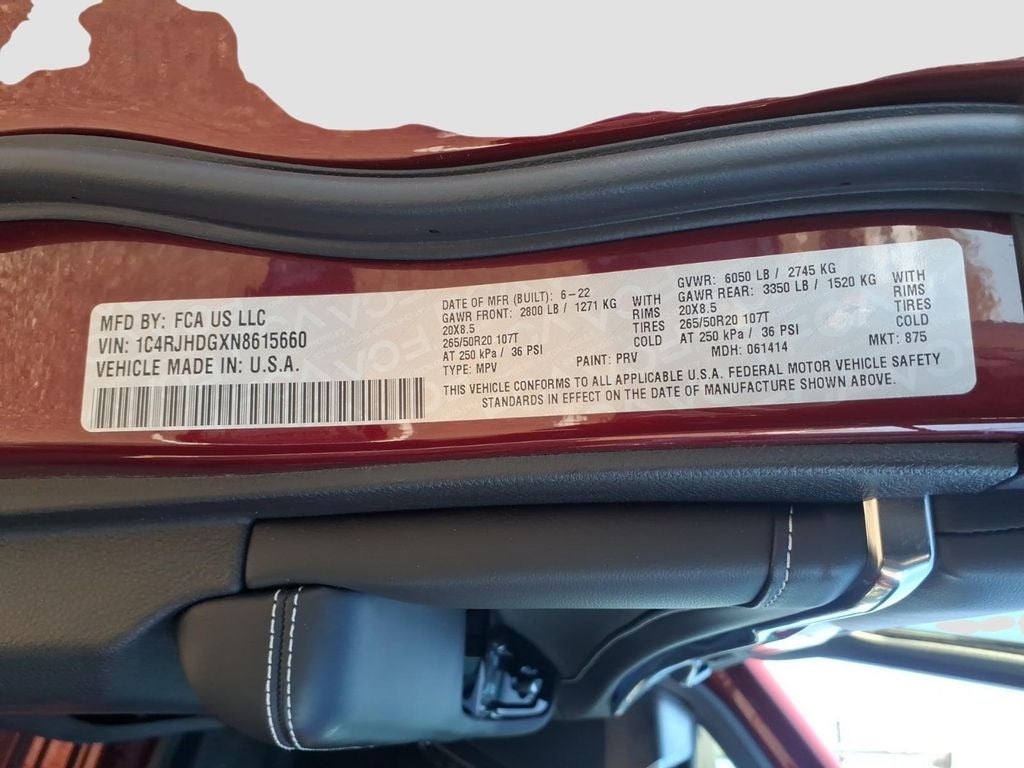 2022 Jeep Grand Cherokee Overland 4x4