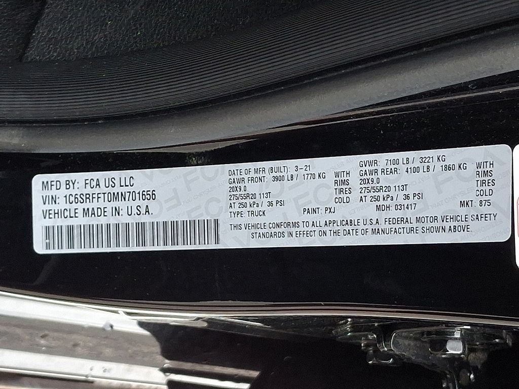 2021 RAM 1500 Big Horn Crew Cab 4x4 5'7' Box