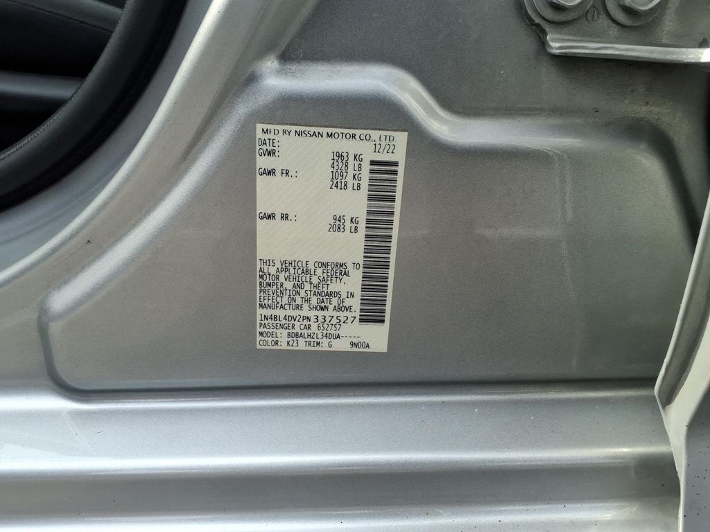 2023 Nissan Altima SV FWD