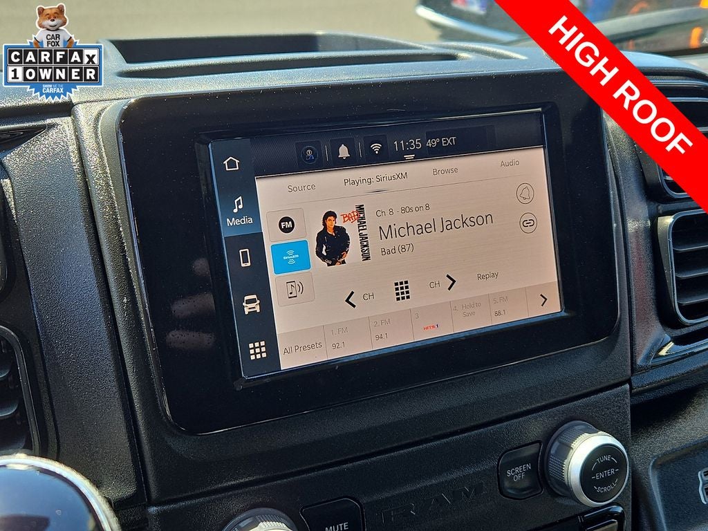 2025 RAM ProMaster 2500 Cargo Van Tradesman High Roof 159' WB w/Pass Seat