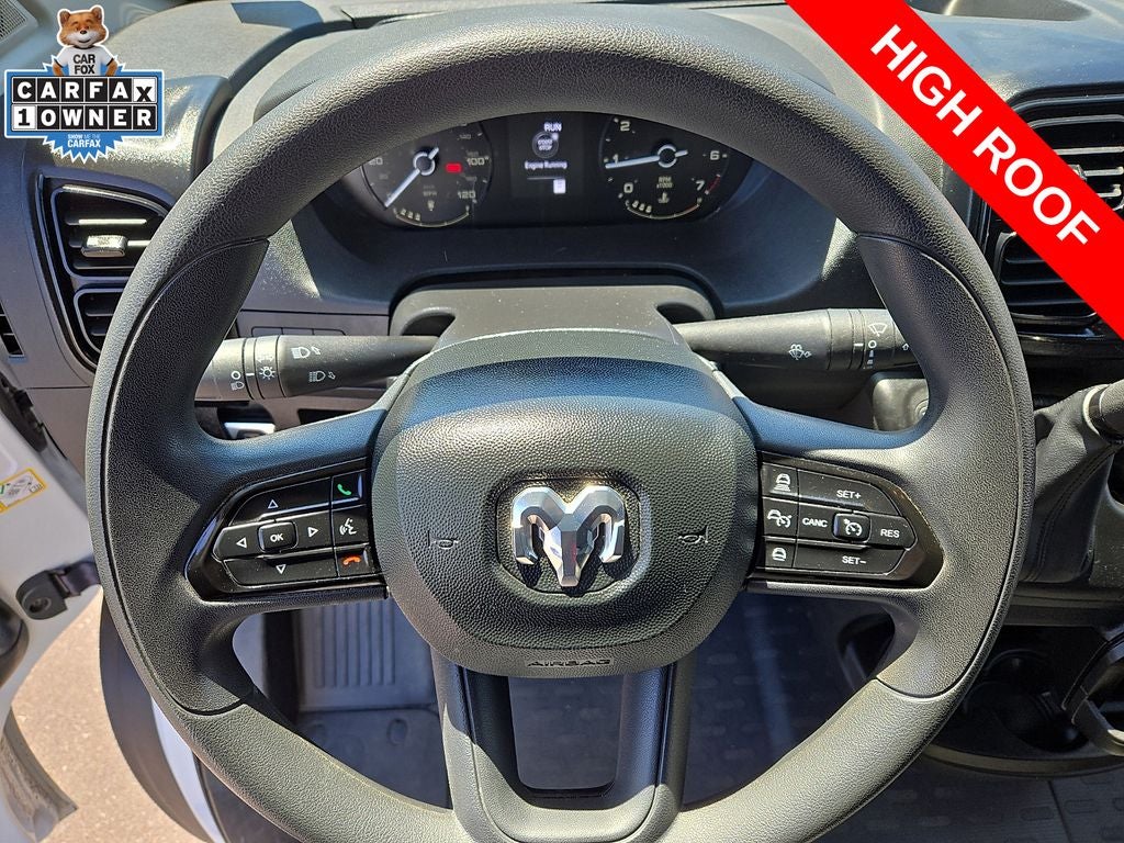 2025 RAM ProMaster 2500 Cargo Van Tradesman High Roof 159' WB w/Pass Seat