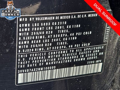 2022 Volkswagen Tiguan 2.0T SEL R-Line