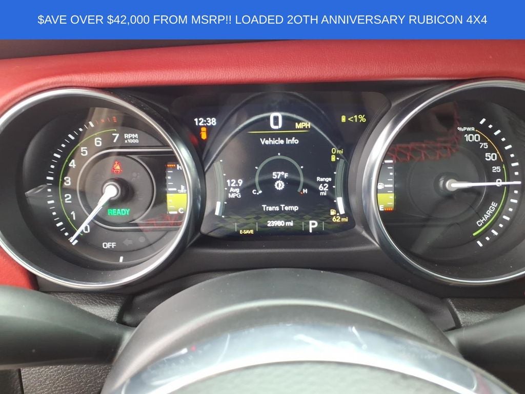 2023 Jeep Wrangler Rubicon 20th Anniversary Edition 4xe