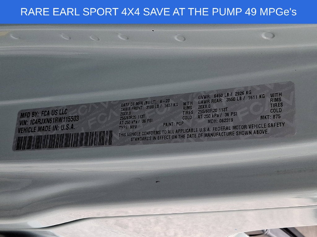 2024 Jeep Wrangler Sport S 4xe