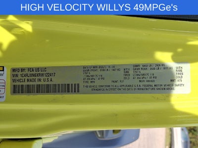 2024 Jeep Wrangler Willys 4xe