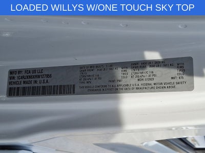 2024 Jeep Wrangler Willys 4xe