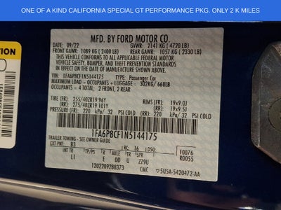 2022 Ford Mustang GT Premium