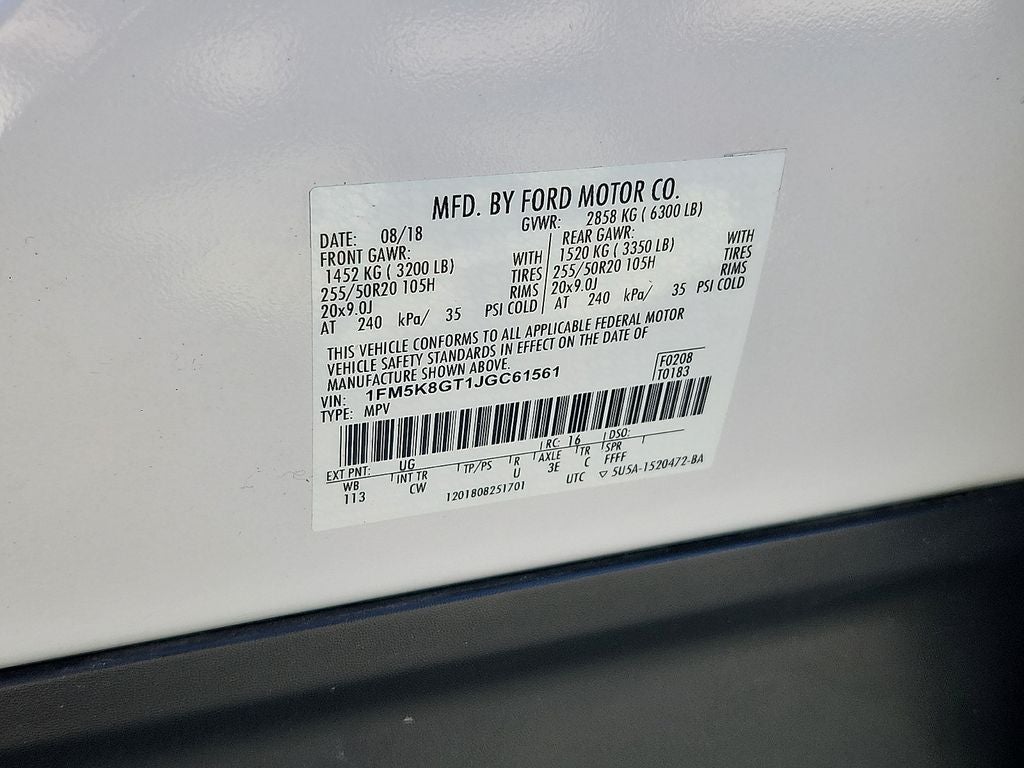 2018 Ford Explorer Sport