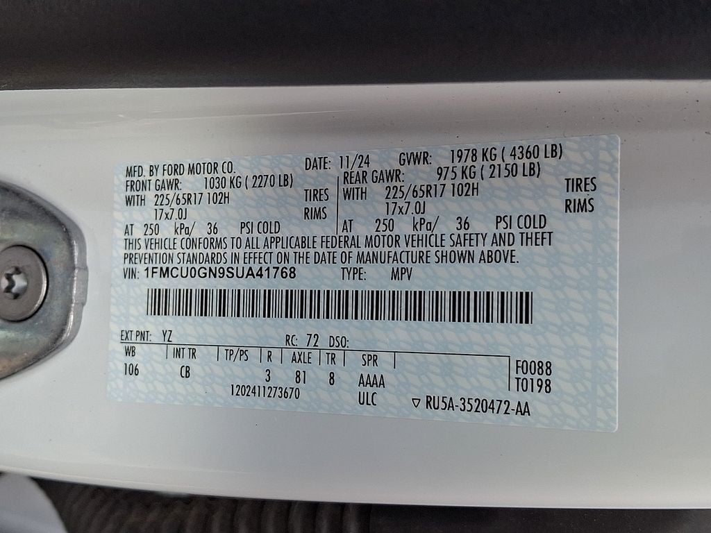 2025 Ford Escape Active