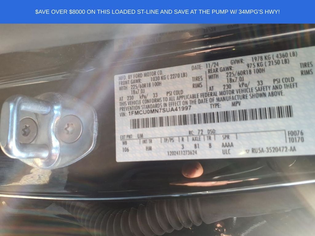 2025 Ford Escape ST-Line