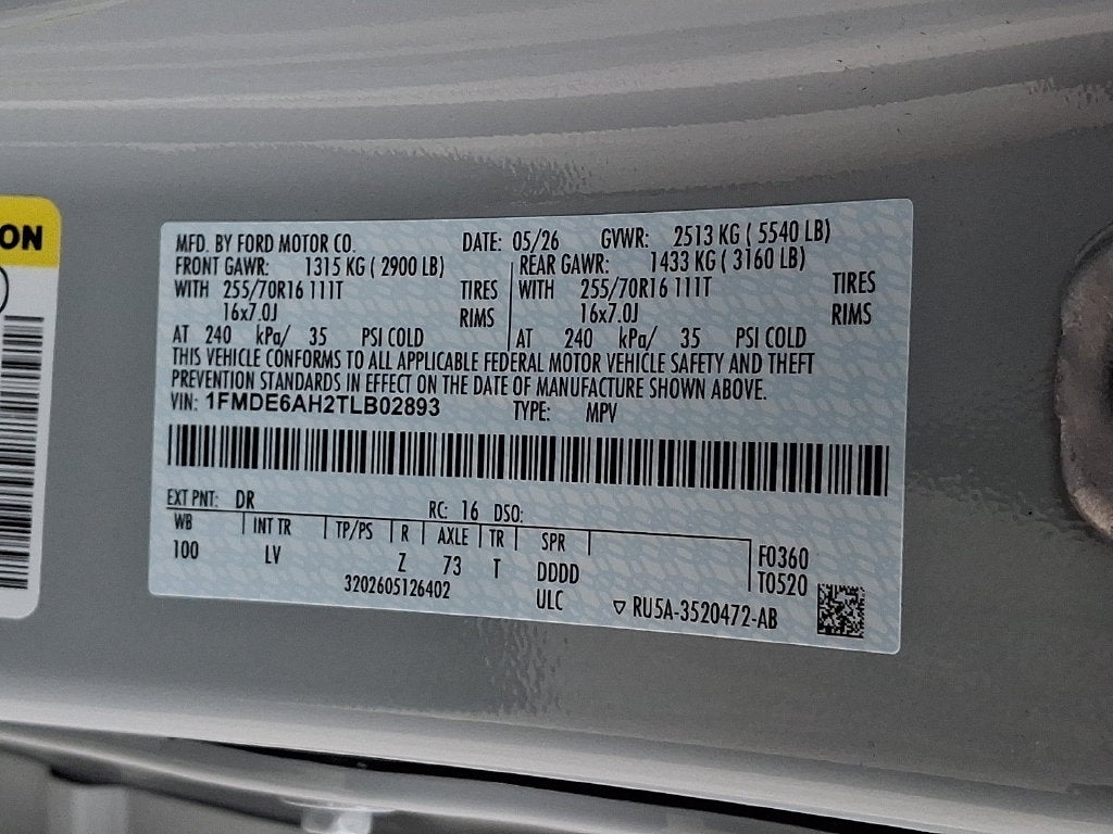 2026 Ford Bronco Base FCTP LOANER VEHICLE