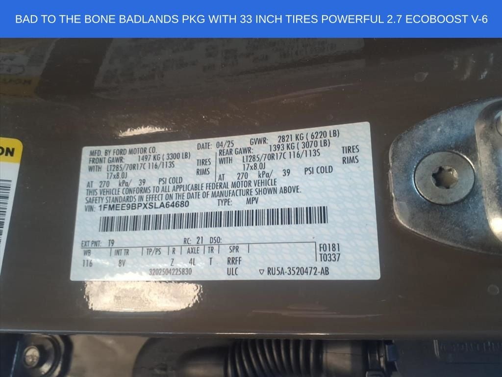 2025 Ford Bronco Badlands