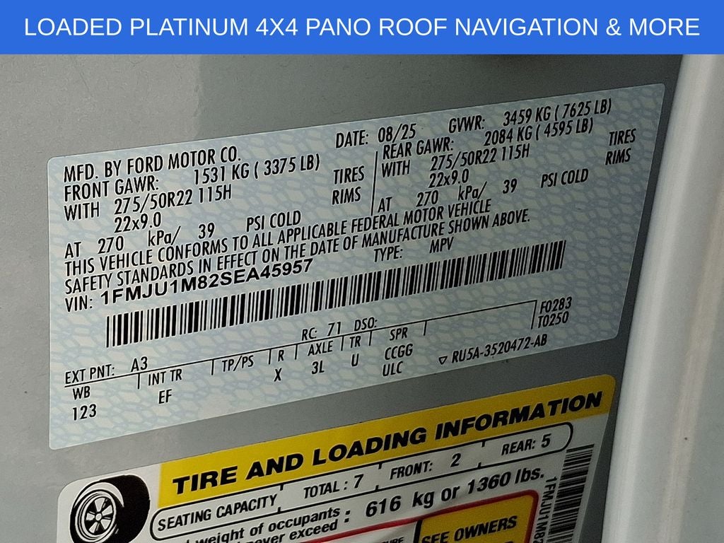 2025 Ford Expedition Platinum