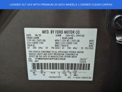 2023 Ford Explorer XLT