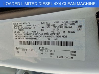 2022 Ford F-350SD Limited