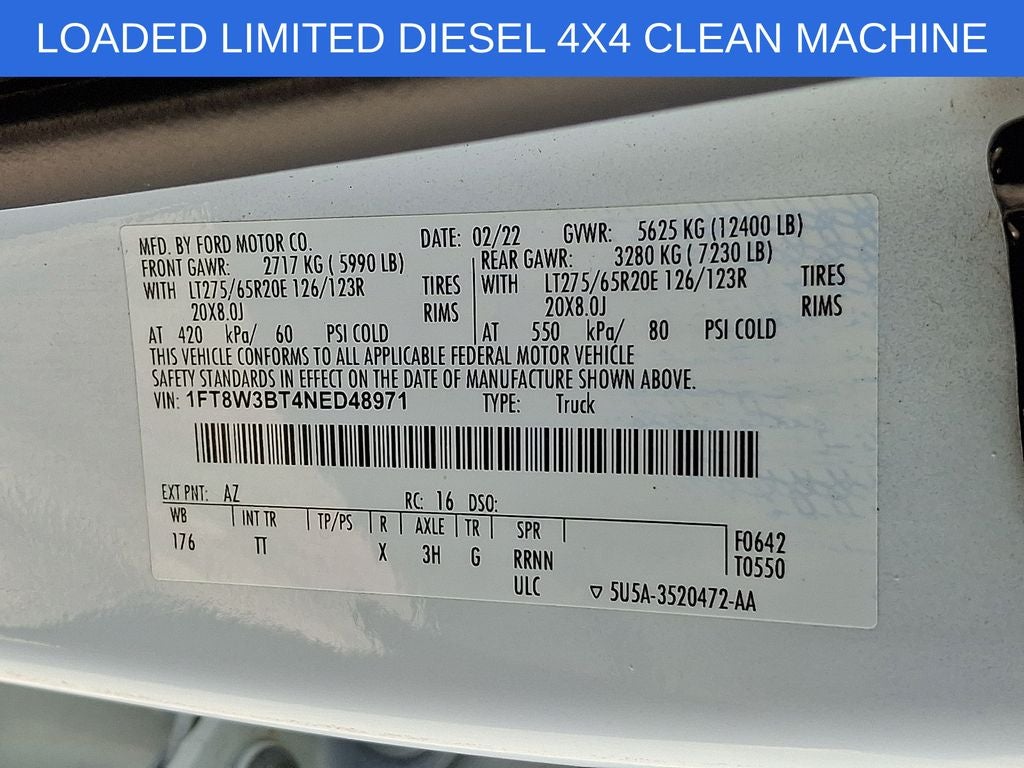 2022 Ford F-350SD Limited