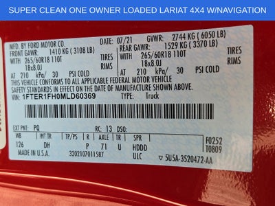2021 Ford Ranger Lariat
