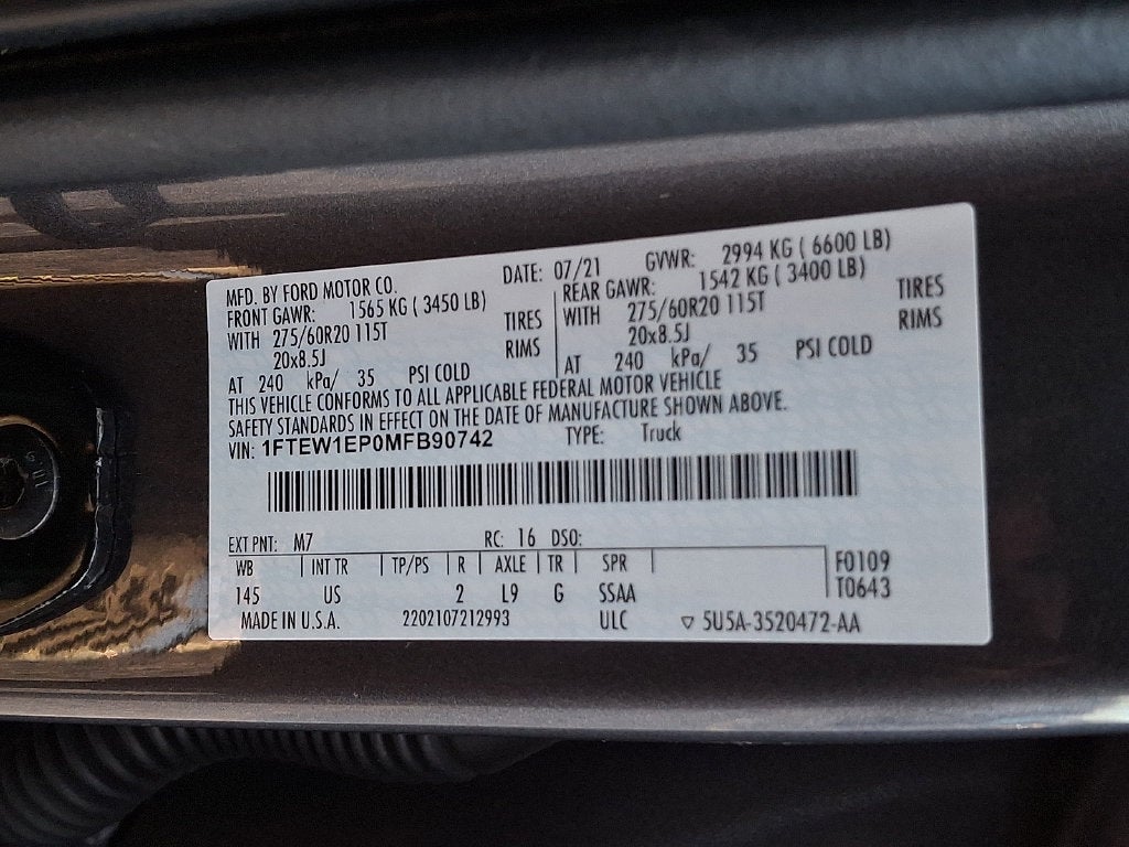 2021 Ford F-150 XLT