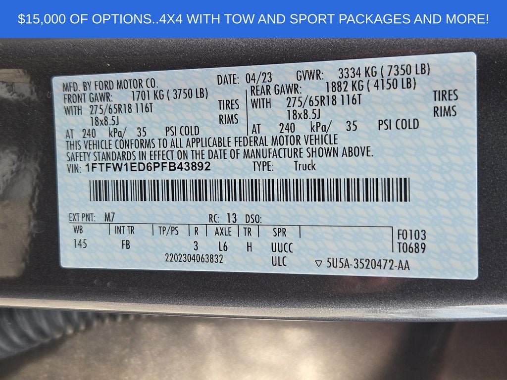 2023 Ford F-150 XLT