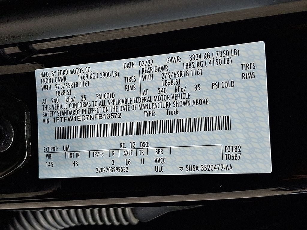 2022 Ford F-150 Lariat