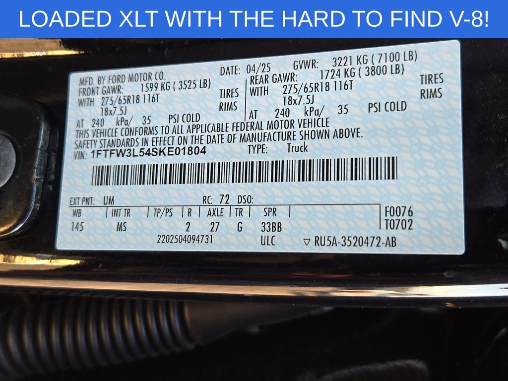 2025 Ford F-150 XLT