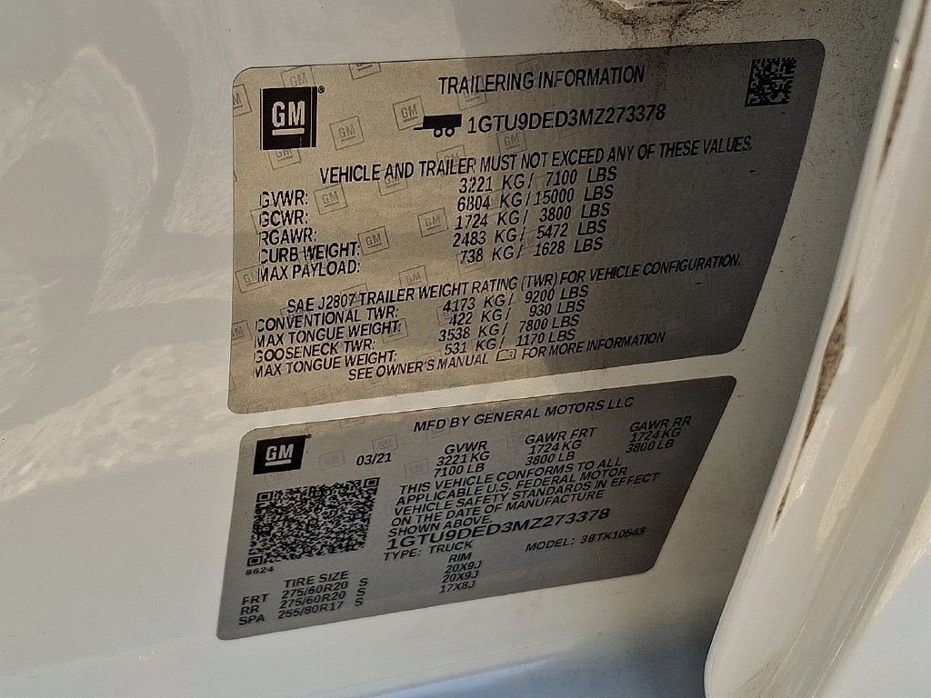 2021 GMC Sierra 1500 SLT