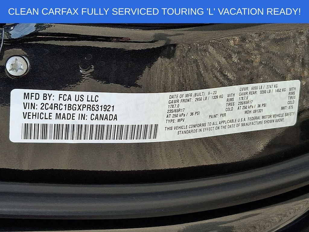 2023 Chrysler Pacifica Touring L