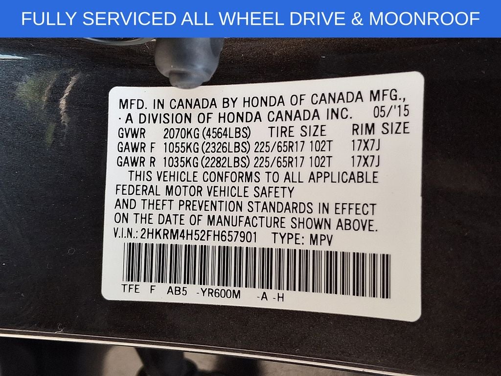 2015 Honda CR-V EX