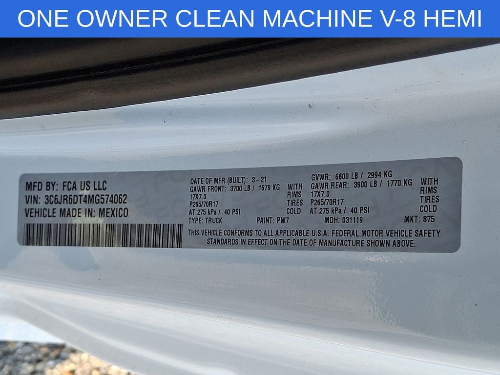2021 RAM 1500 Classic Tradesman