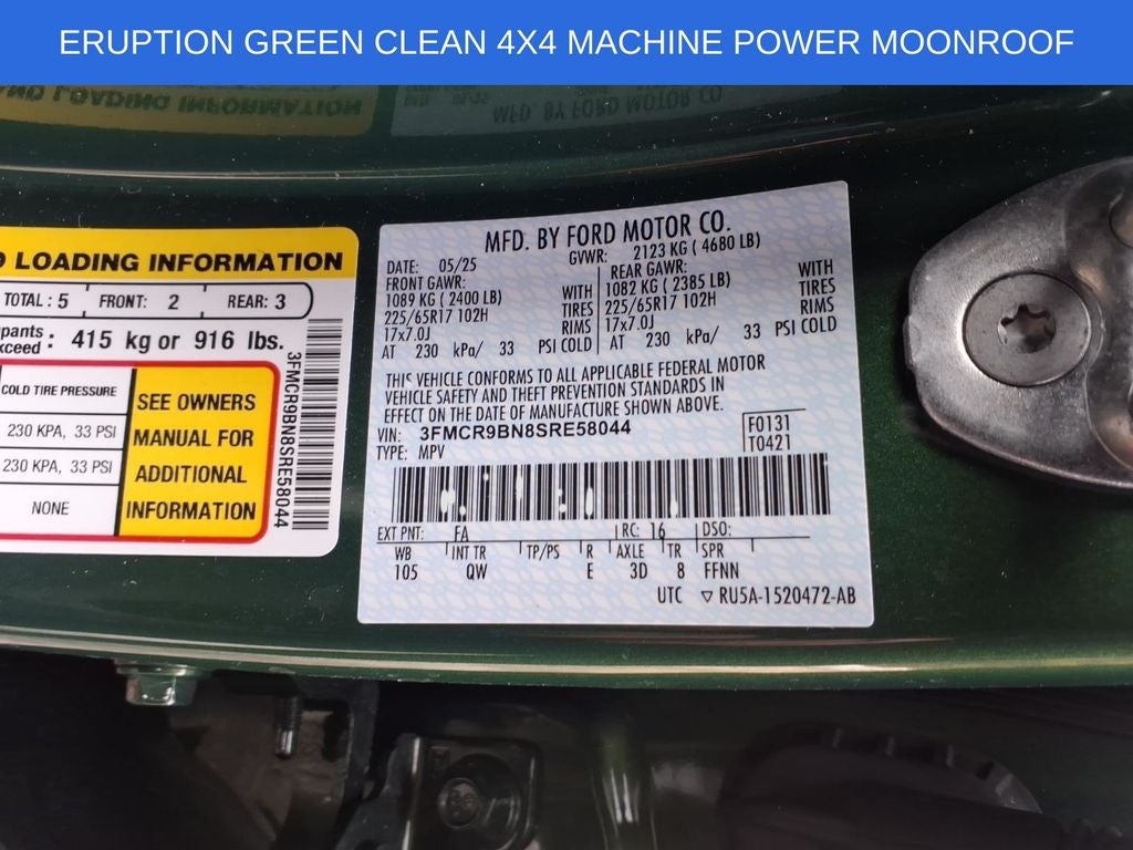 2025 Ford Bronco Sport Big Bend