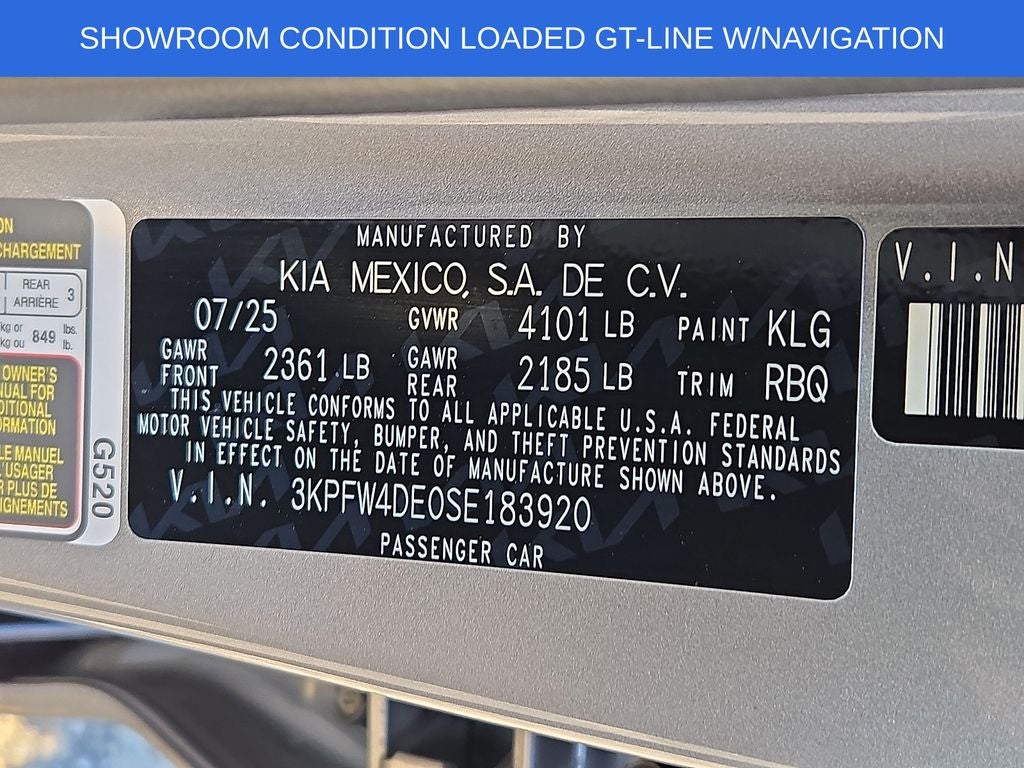 2025 Kia K4 GT-Line
