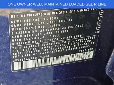 2024 Volkswagen Tiguan 2.0T SEL R-Line