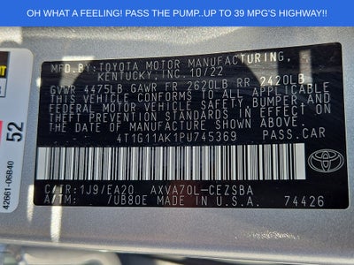 2023 Toyota Camry SE