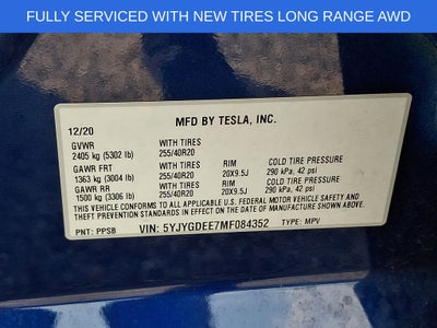 2021 Tesla Model Y Long Range