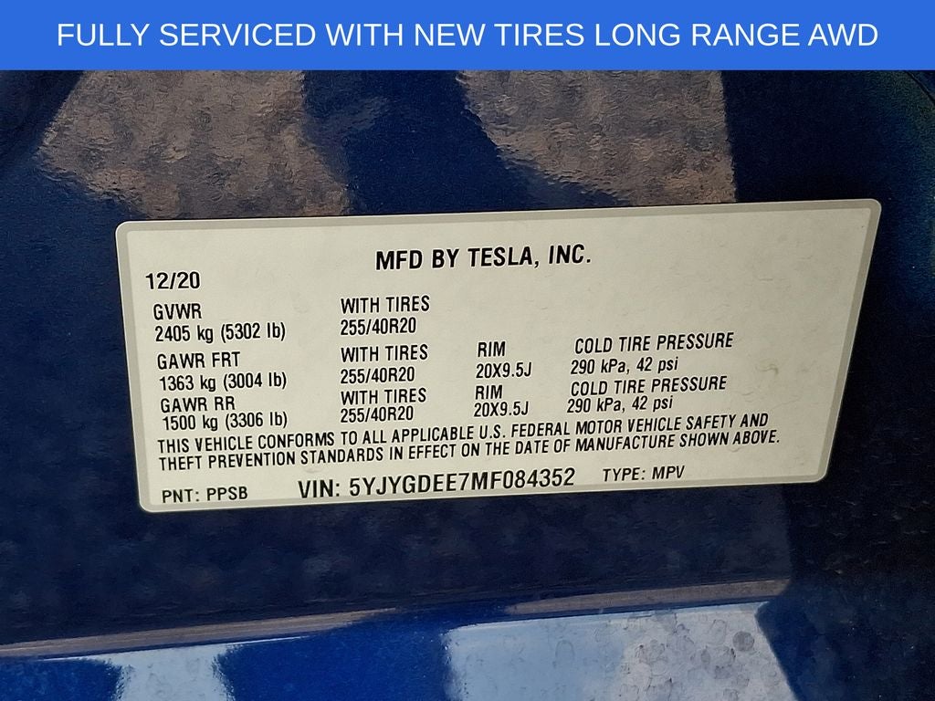2021 Tesla Model Y Long Range