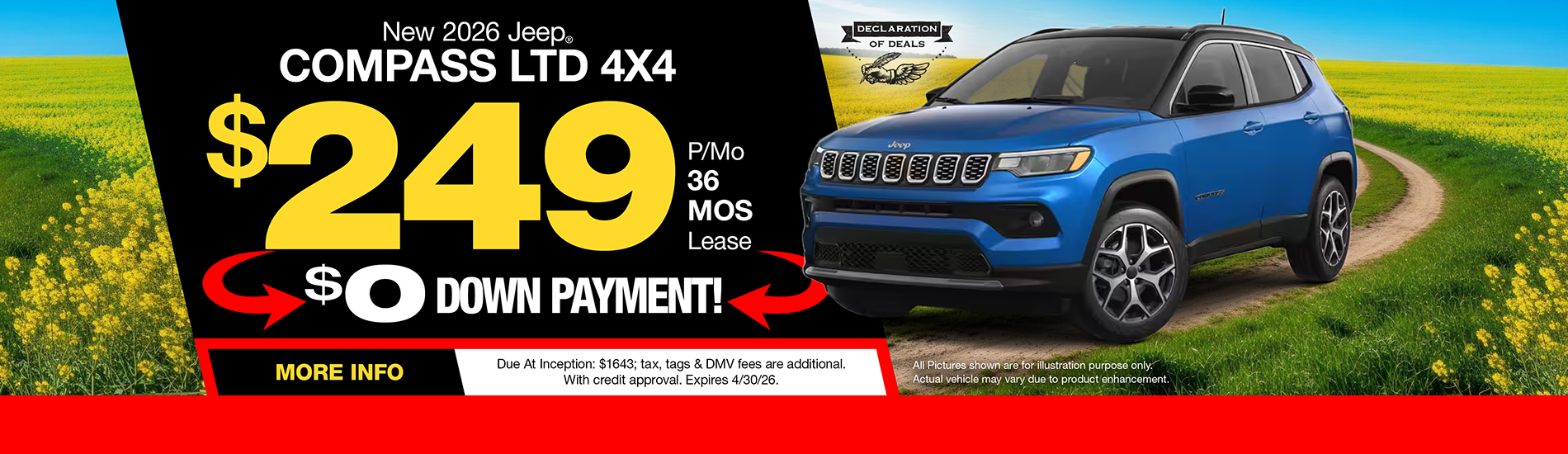 NJ Dealer Jeep Compass Lease