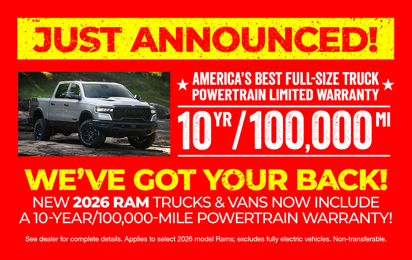 Ram 100K Warranty