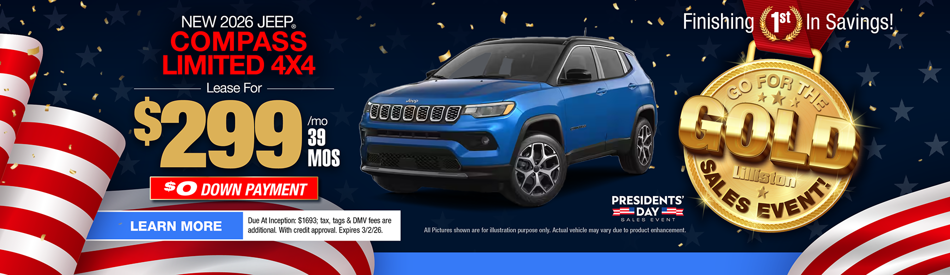 NJ Dealer Jeep Compass Lease