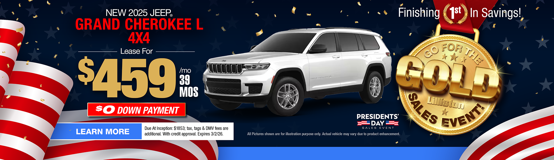 NJ Dealer Gr Cherokee L Lease