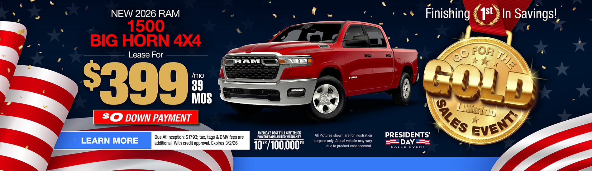 NJ Dealer Ram 1500 Lease