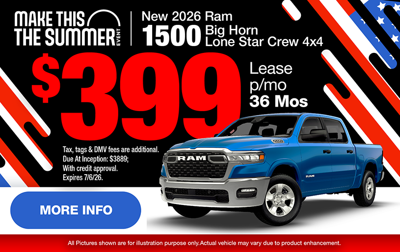NJ Dealer Ram 1500 Lease