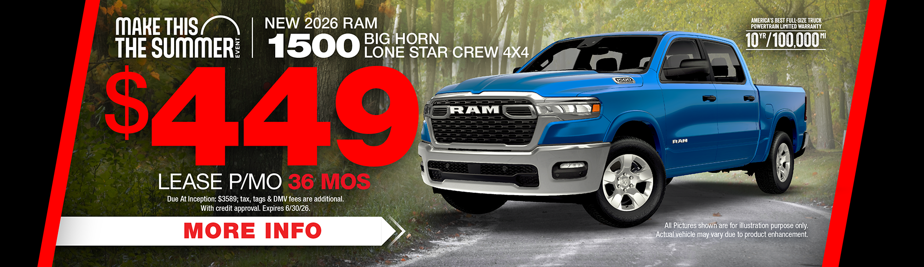 NJ Dealer Ram 1500 Lease