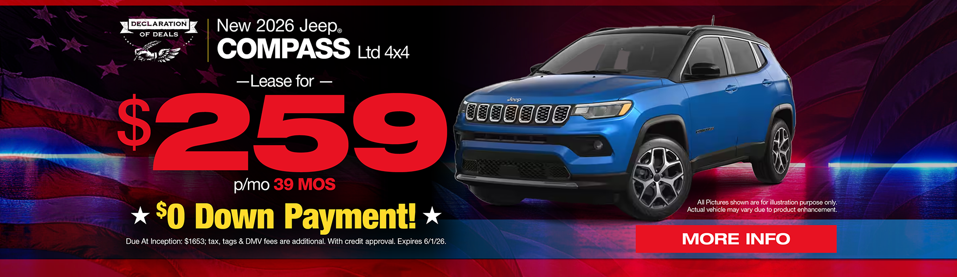 NJ Dealer Jeep Compass Lease