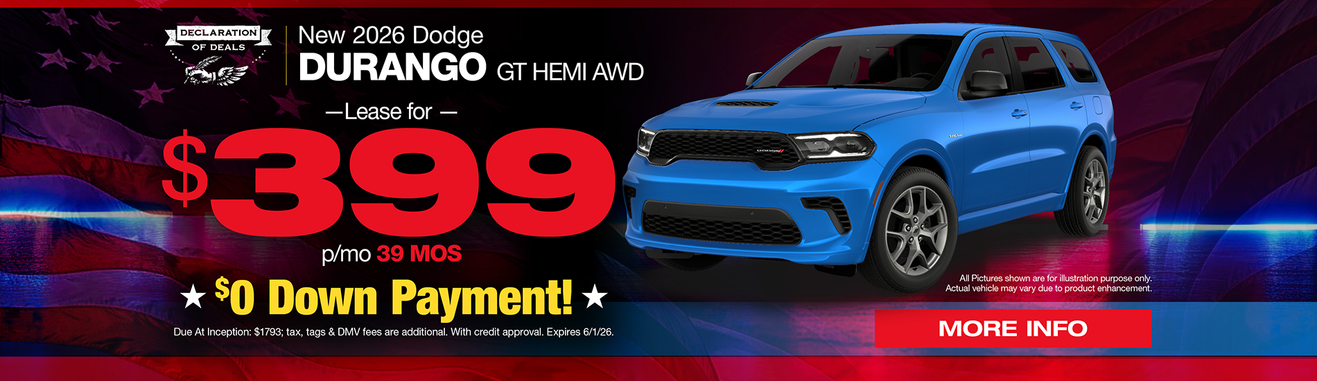 NJ Dealer Dodge Durango Special Offer