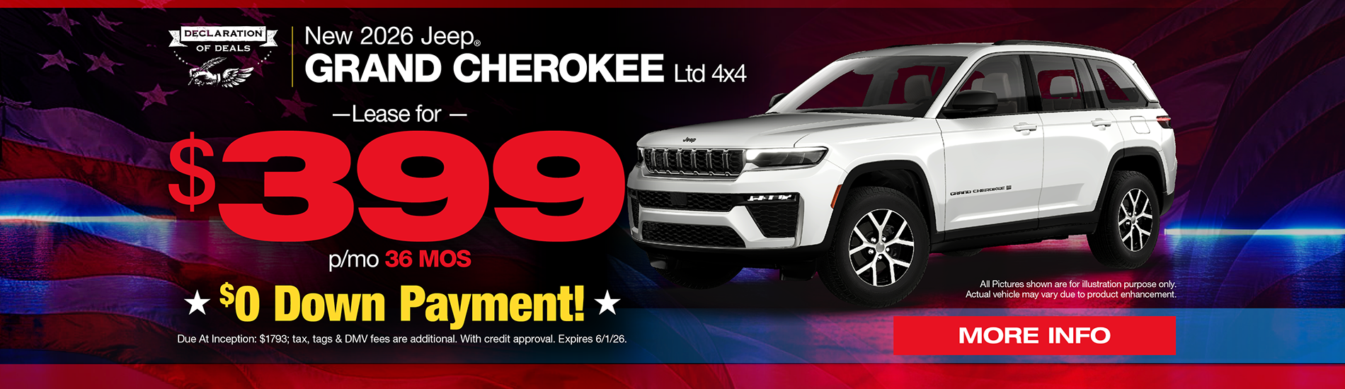 NJ Dealer Grand Cherokee Lease Offer